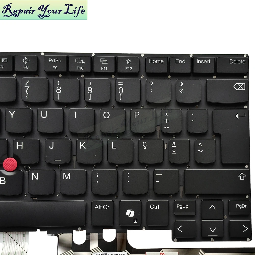 PT-BR Portuguese Backlight Keyboard For Lenovo ThinkPad E14 Gen 6 21M3 21M4 21M7 21M8 Portugal Brazil TrackPoint Keyboards Light