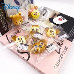 Disney Mickey Cute Mini 5Cm Pu Simulation Bread Slow Rebound Squishy Toys Cartoon Donald Duck Unzip Bag Pendant Children Gifts