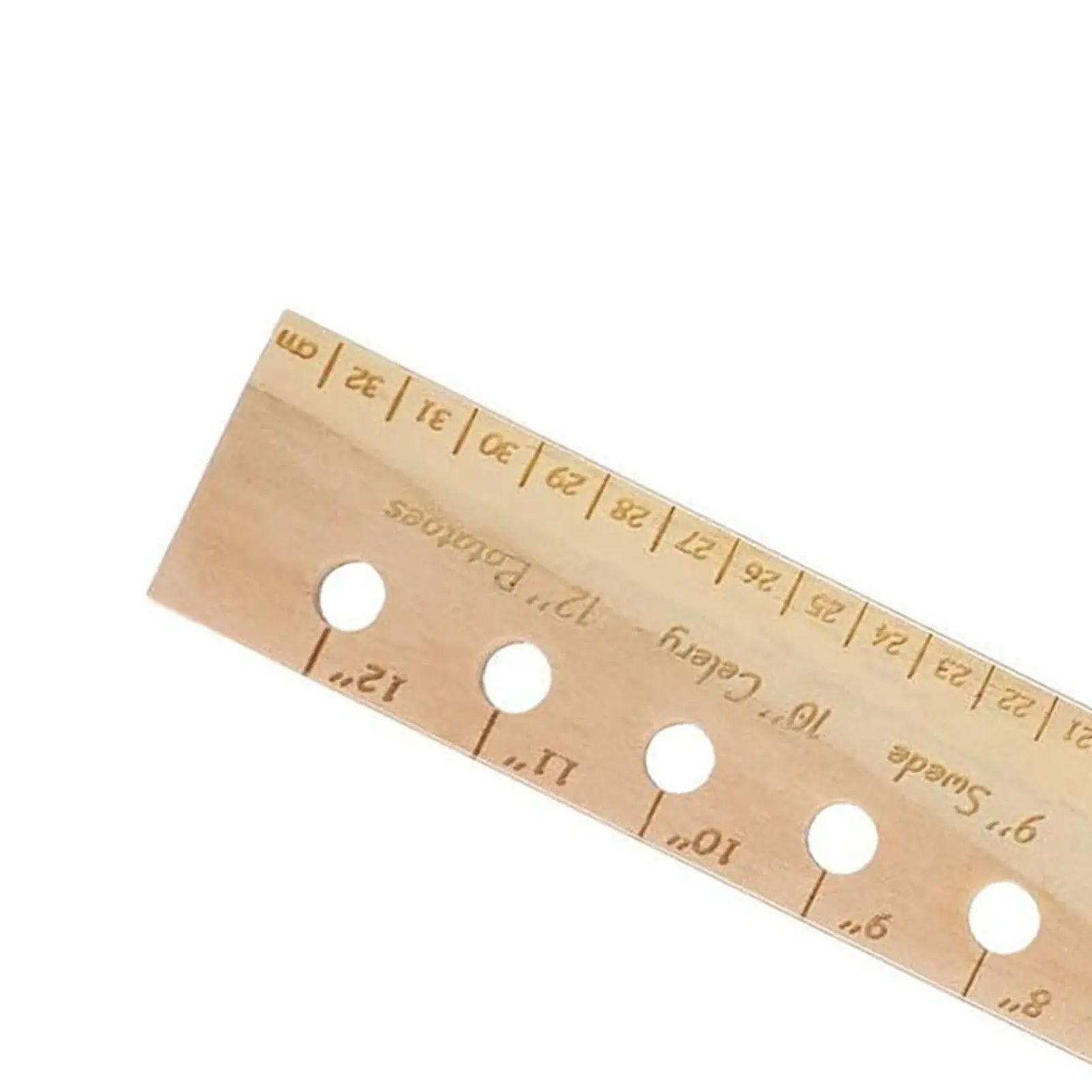 Solid Wood Planting Ruler for Gardening Beginners Seed Spacing Tool Precision Marking Device Vegetable Sowing Durable