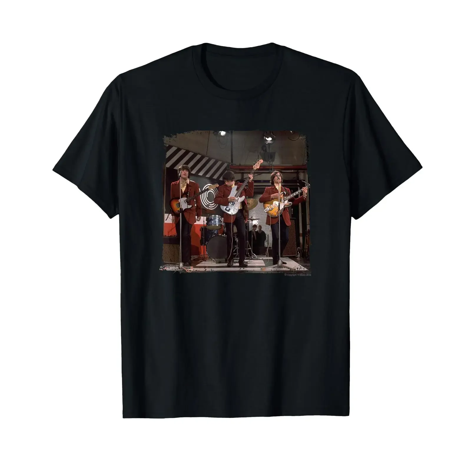 T-shirt TV Times The Kinks at Ready Steady Go, vintage, lavé, confortable, unisexe, streetwear, légèrement doux, vêtements de créateur