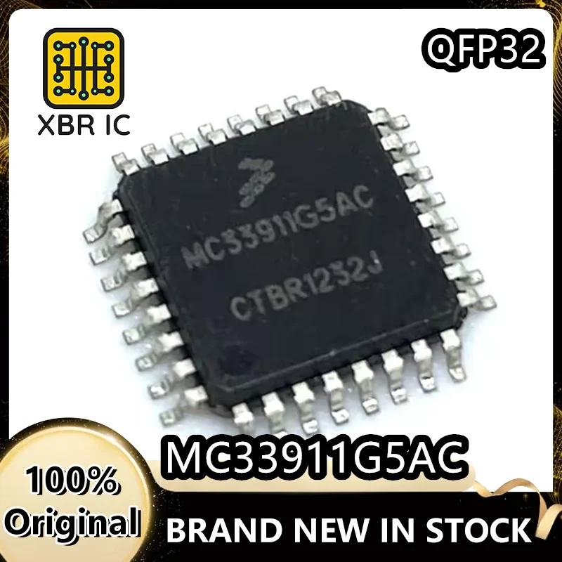 (5/20 pièces) MC33911G5AC MC33911G5 QFP, puce IC vulnérable pour contrôleur de vitre de voiture, produit original neuf