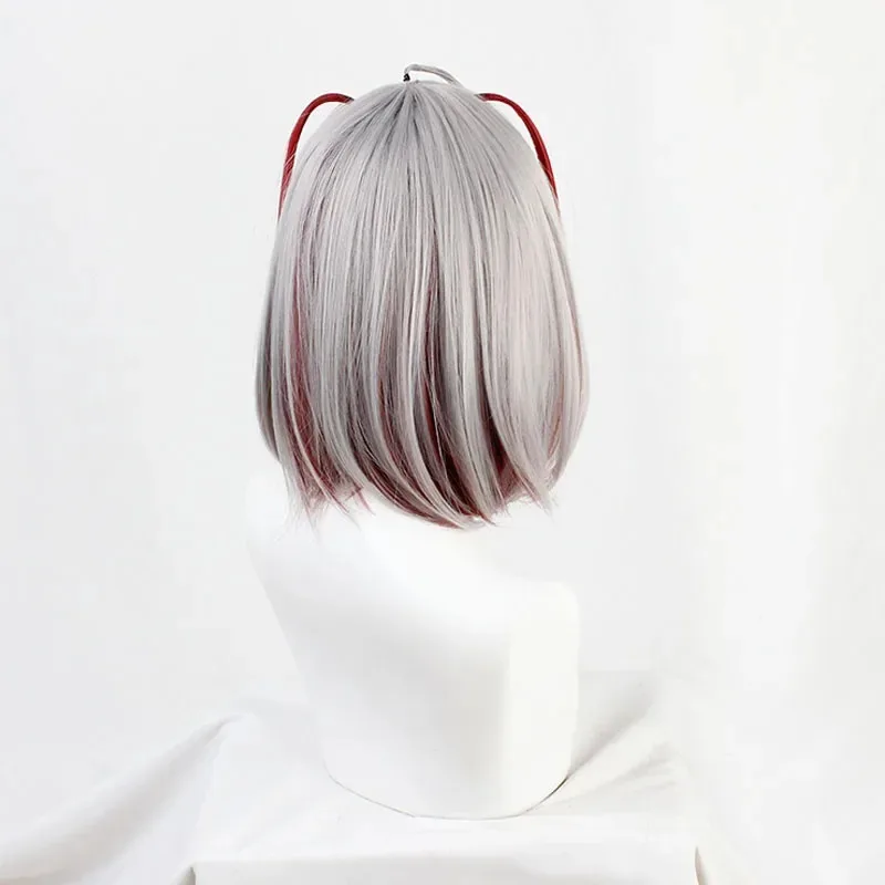 

Парик для косплея Arknights W, серый, красный, смешанный градиент, короткие термостойкие синтетические волосы, Хэллоуин, карнавал, вечеринка, ролевые игры SSVV32VDF