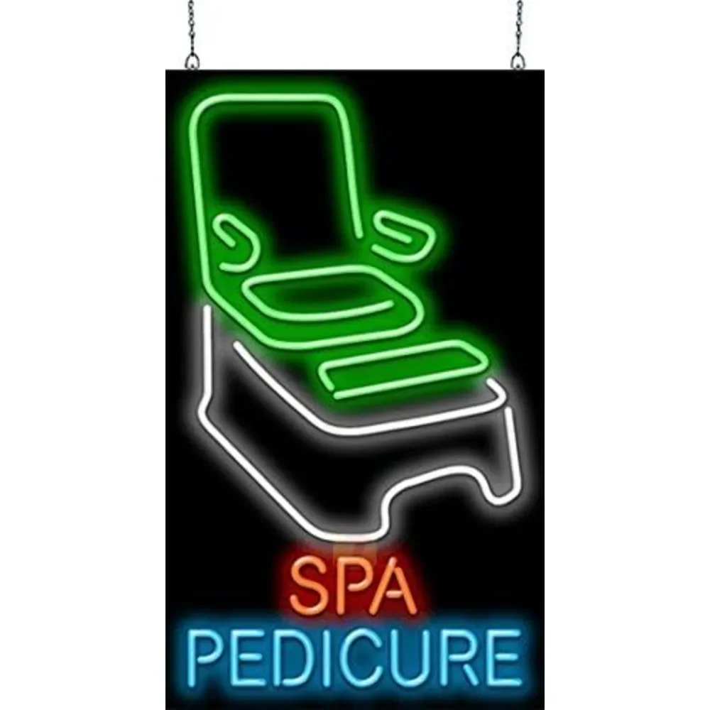 

Spa Pedicure Neon Sign with Chair