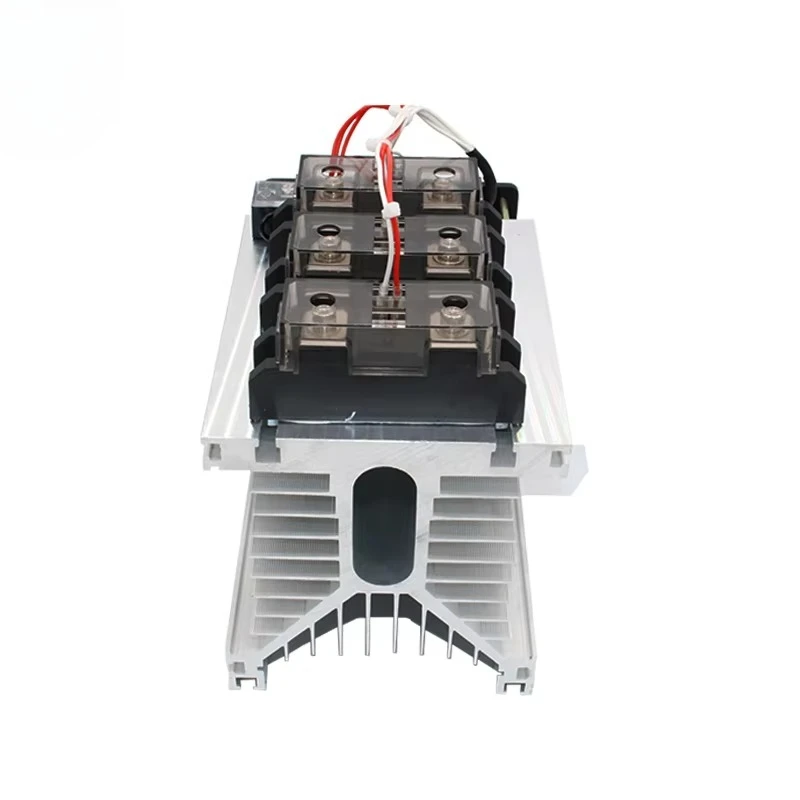 DC-AC 3-Phase Solid State Relay Assembly with Heatsink and Fan SSR Relays