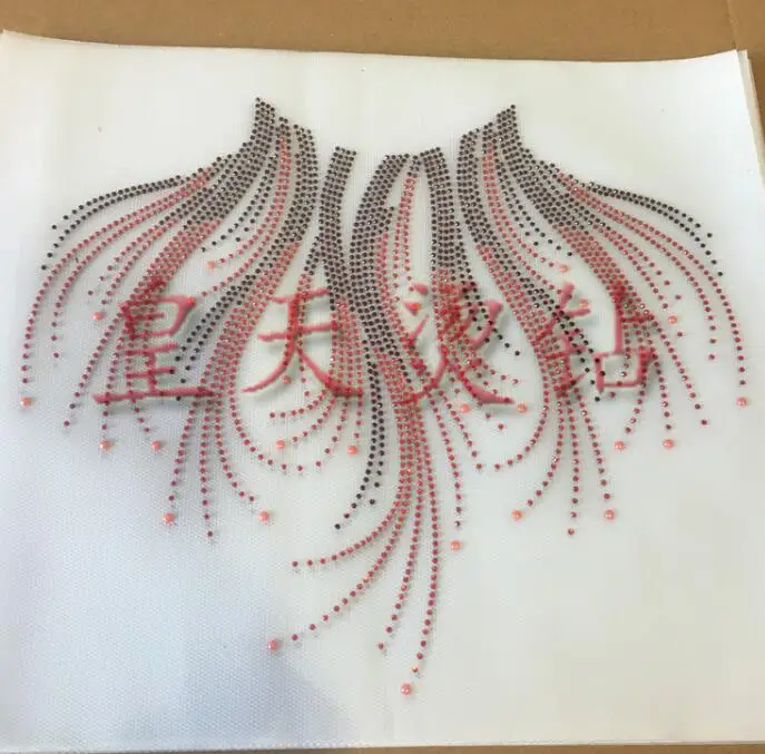 

Collar Hot Drilling Rhinestone Shiny DIY Sweater Neck Decorate 28*24cm Women