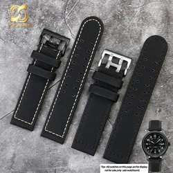 20MM  Nylon Watchstrap For Hamilton KHAKI FIELD AVIATION H70575733/H68401735 Watchband Waterproof Soft Sport  Watch Accessories