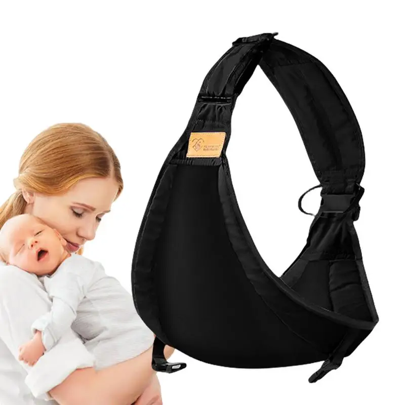 

Baby Sling Widened Baby Swaddle Carrier Sling With Buckle Safety Rope Baby Supplies Lightweight Adjustable Carrying Strap For