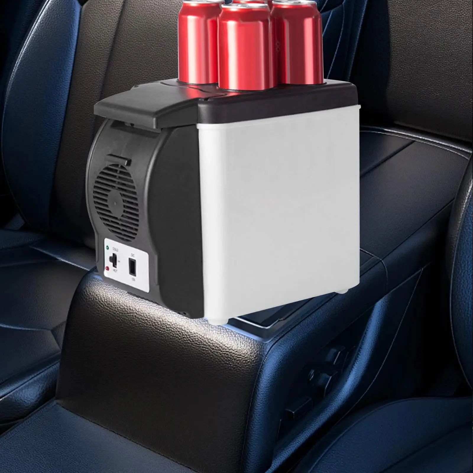 Réfrigérateur Portable de Voiture avec Sangle de Transport, 6 Litres, 12V, Polyvalent, observateur, Soins de la Peau, Mini Refroidisseur, Maison, Chambre à Coucher