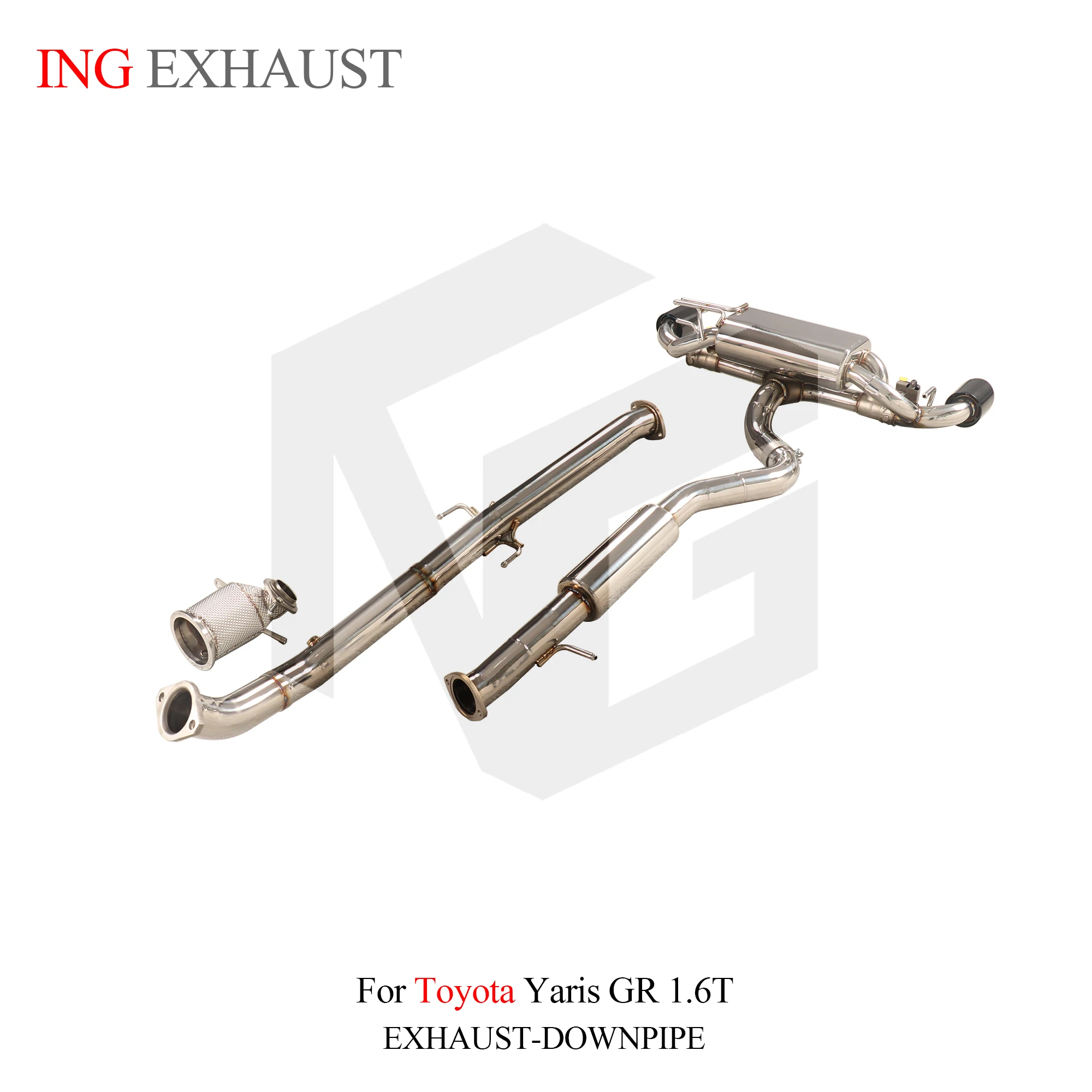 

ING Full Exhaust Ss304 Valve Catback for Toyota Yaris GR 1.6T 2020+ Electric Remote CAT Turning Accessories Engine System