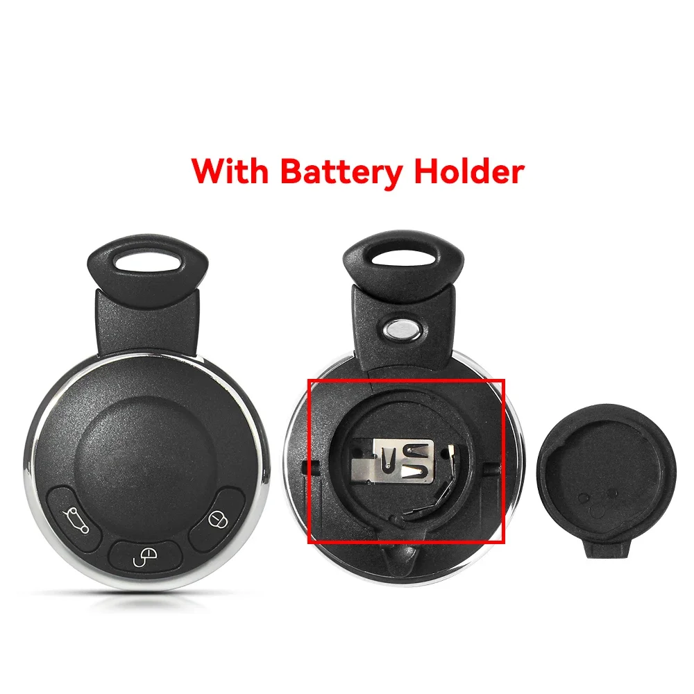 KEYYOU Remote Key Shell For BMW Mini Cooper R56 R57 R58 Cabrio R60 R61 Clubman Countryman Small Blade Smart Card Case No Logo