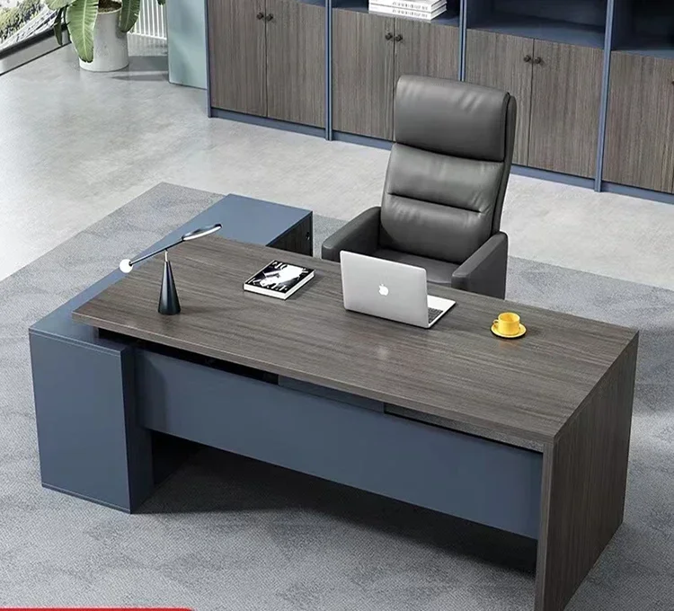 Wholesales Home L Shaped Desk Cheapest Computer Desk Modern Boss Modern Office Ceo Executive Desk