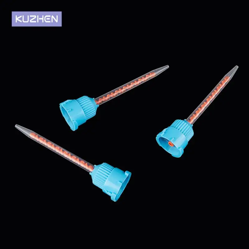 

50pcs/Lot Dental Mixing Tips Impression Materials Lab Denture Laboratory Color Tubes Disposable Silicone Rubber