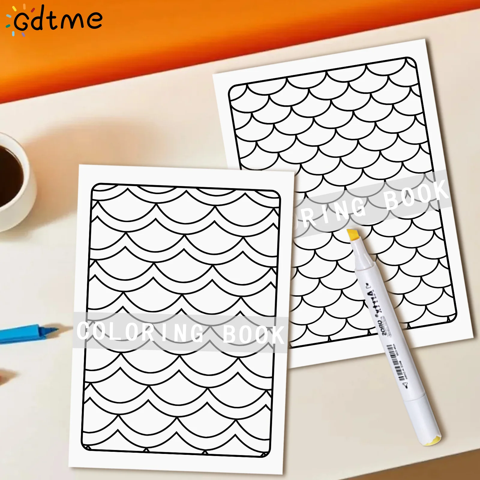 SATISFYING PATTERNS Malbuch zur Stressabbau – Kunsttherapie gegen Angstzustände und Achtsamkeit mit kreativen Malseiten – Detail 8