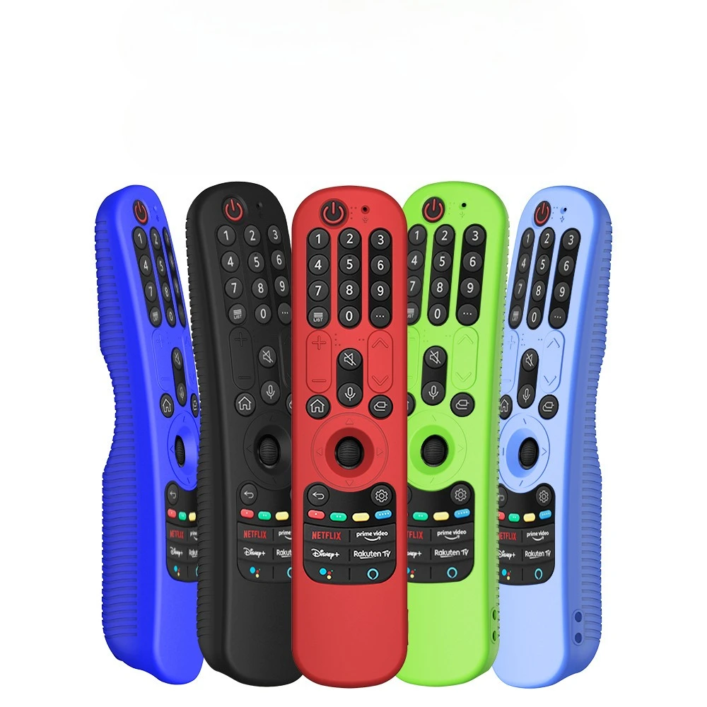 

Silicone Case Remote Control Protective Cover for LG AN-MR21/22/23/24(GC/N/GA) Skid-proof Texture Raised Buttons Durable And