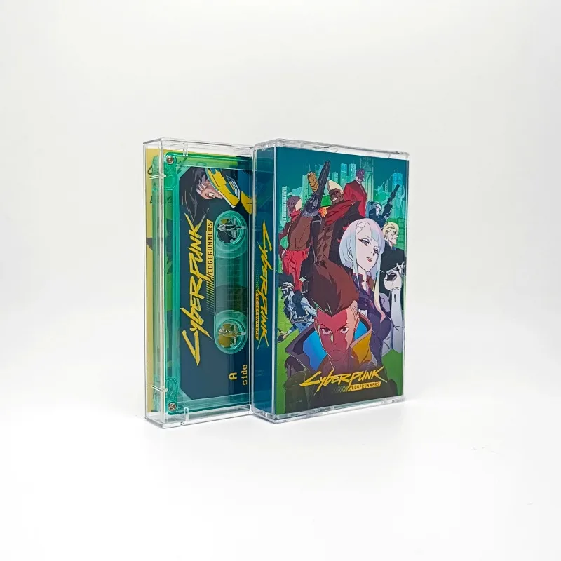 In Stock Cyberpunk: Edgerunners Anime Figures Brand New Deluxe Cassette Tape Collection Toy Desktop Ornaments Custom Gift Toy