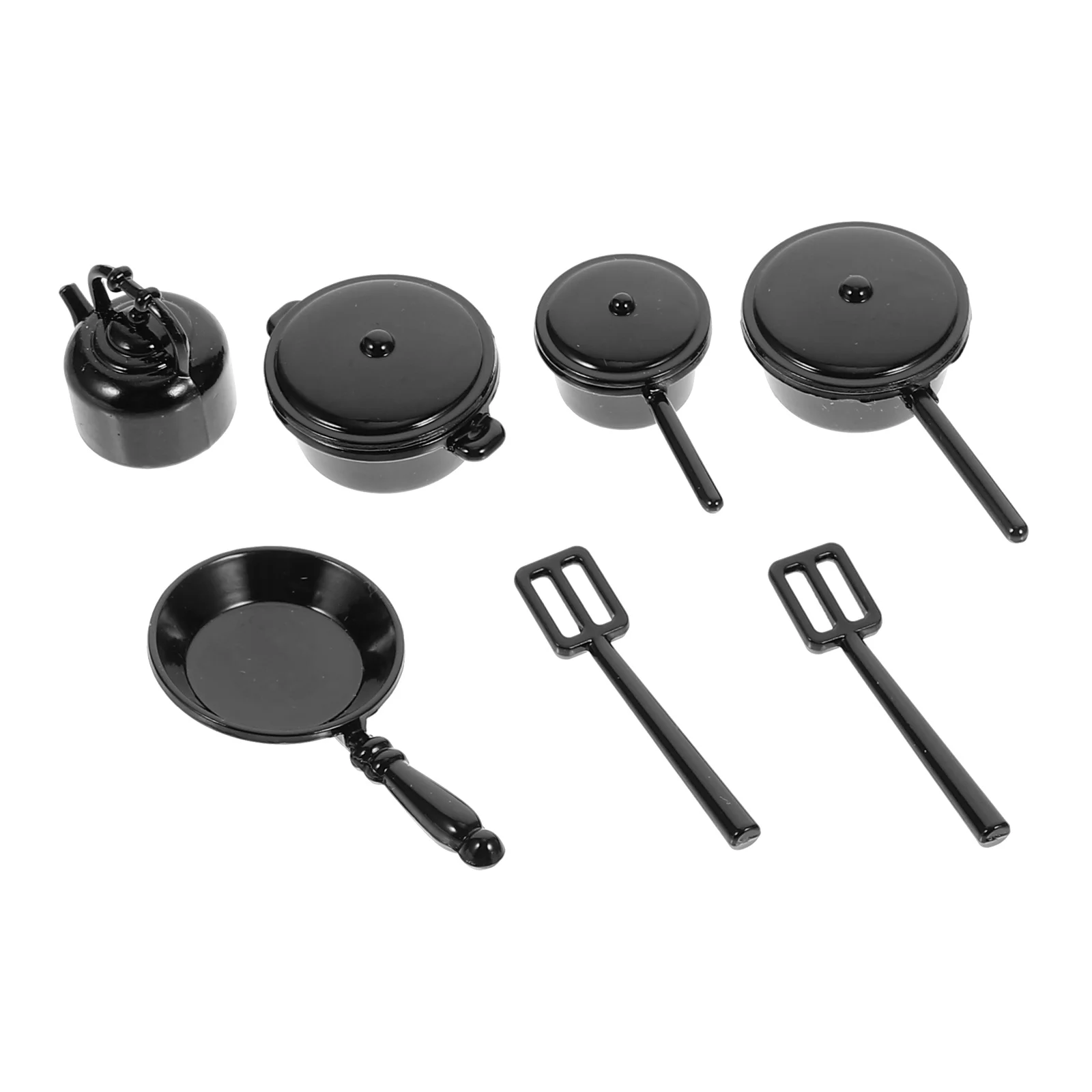 House Miniature Kits Kitchen Accessories Pans Pots and Models Decor Cookware Adorable