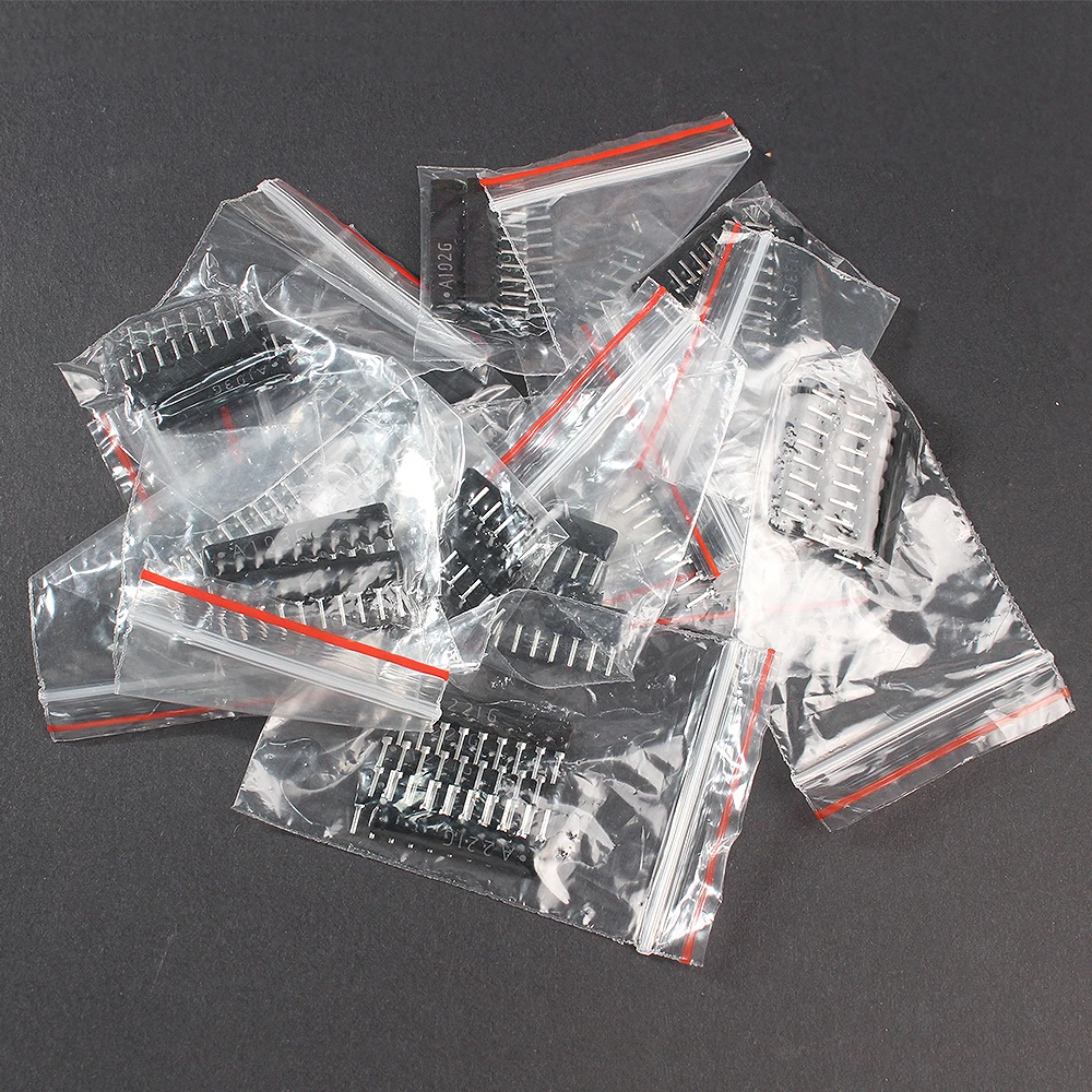 65PCS exclusion Network Resistor Electronic Component Kit 13-in-1 9A103 472 102 471 221 473 331, 5p 6p 7p 8p 9p 10pin