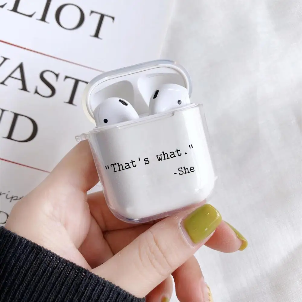 Michael Scott The Office Funny Humor 5 Airpod Case For Airpods 4 3 2 1 Cases For Air pod Pro Clear Cute Soft Case Fundas Coque