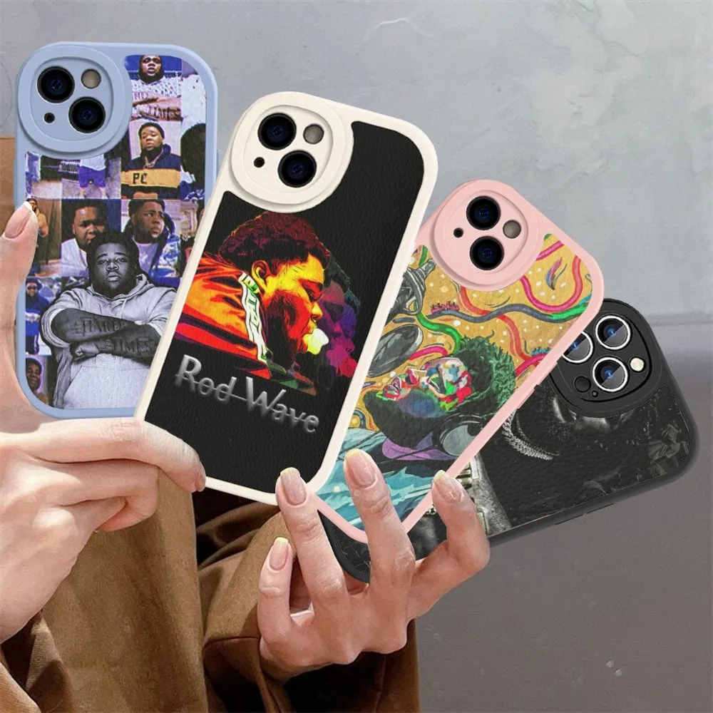 Rod Wave Rapper Phone Case Hard Leather For iPhone 15 14 13 12 Mini 11 14 Pro Max Xs X Xr 7 8 Plus 6 6s