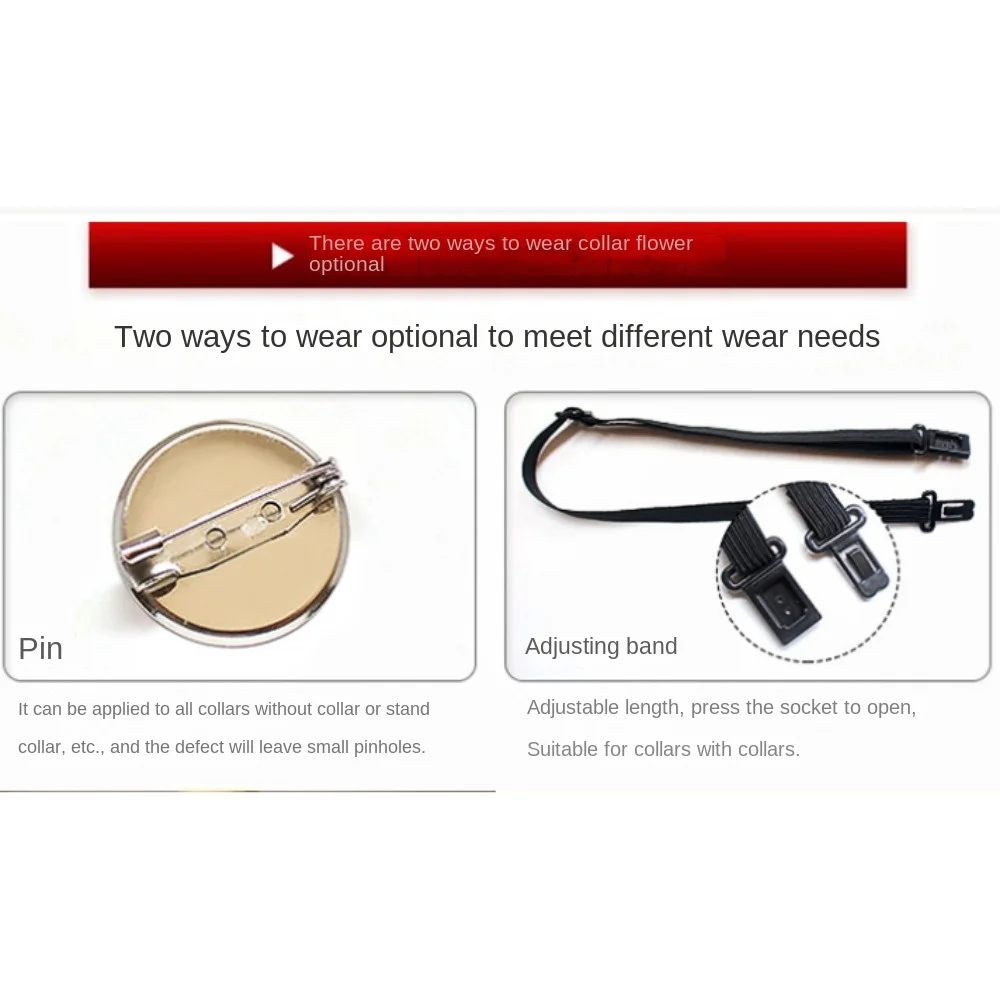 جديد أنيق الشريط ربطة القوس فيونكة بروش القهوة اللون قميص أنيق اكسسوارات فريدة من نوعها المهنية طوق زهرة للفتيات