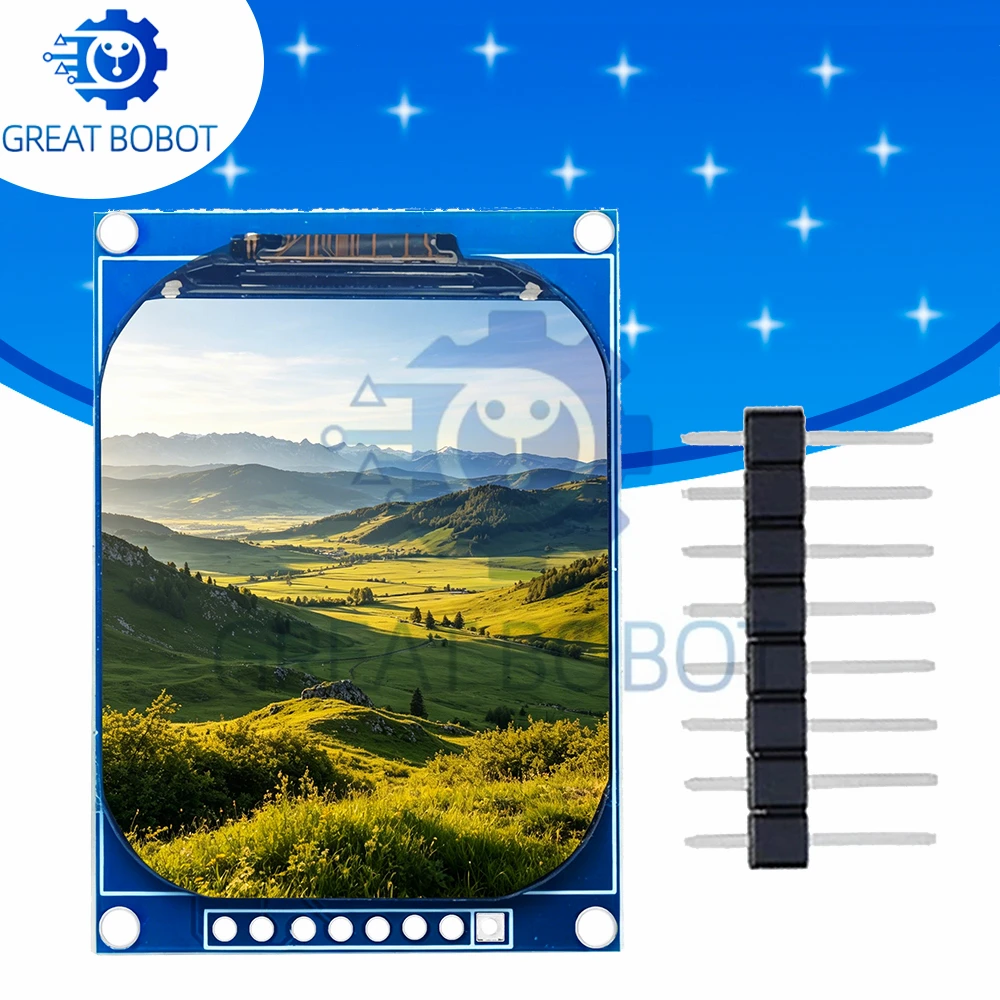 JD9853 Driven 2.01 Inch TFT LCD Color Screen 240×296 High Resolution 8-Pin SPI Interface Display Breakout Board for Arduino Deve