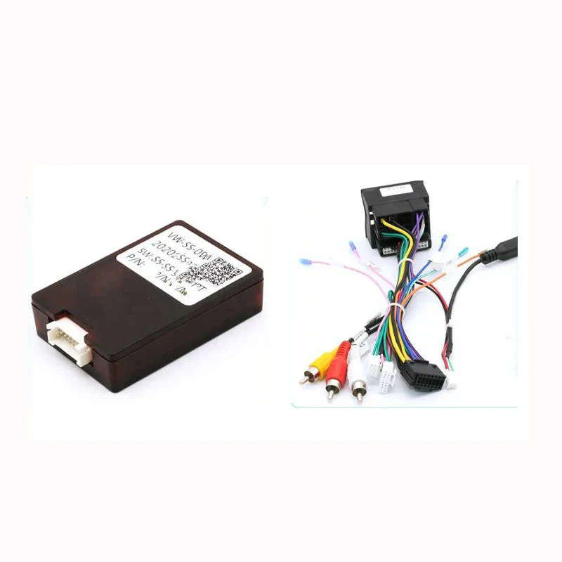 Canbus box adapter dekoder do SEAT Ibiza 16-pinowego kabla kable w wiązce zasilania Radio samochodowe z androidem Stereo — zdjęcie 3