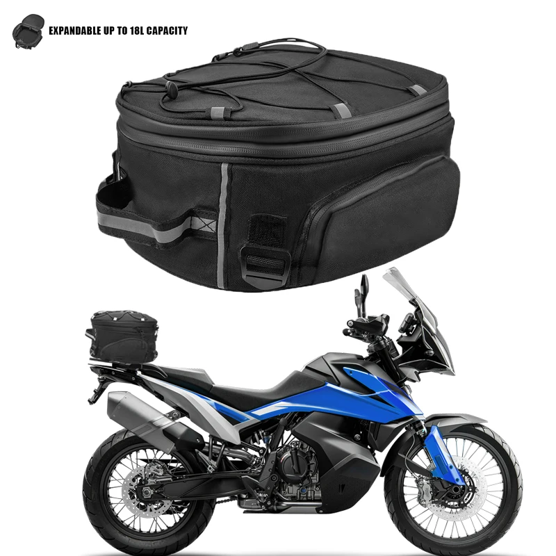 Multifunction Motorcycle Tail Bag Rear Seat Bag Riding trip bag toolkit For BMW R1200GS R1250GS LC ADV F850GS F750GS Saddle bag