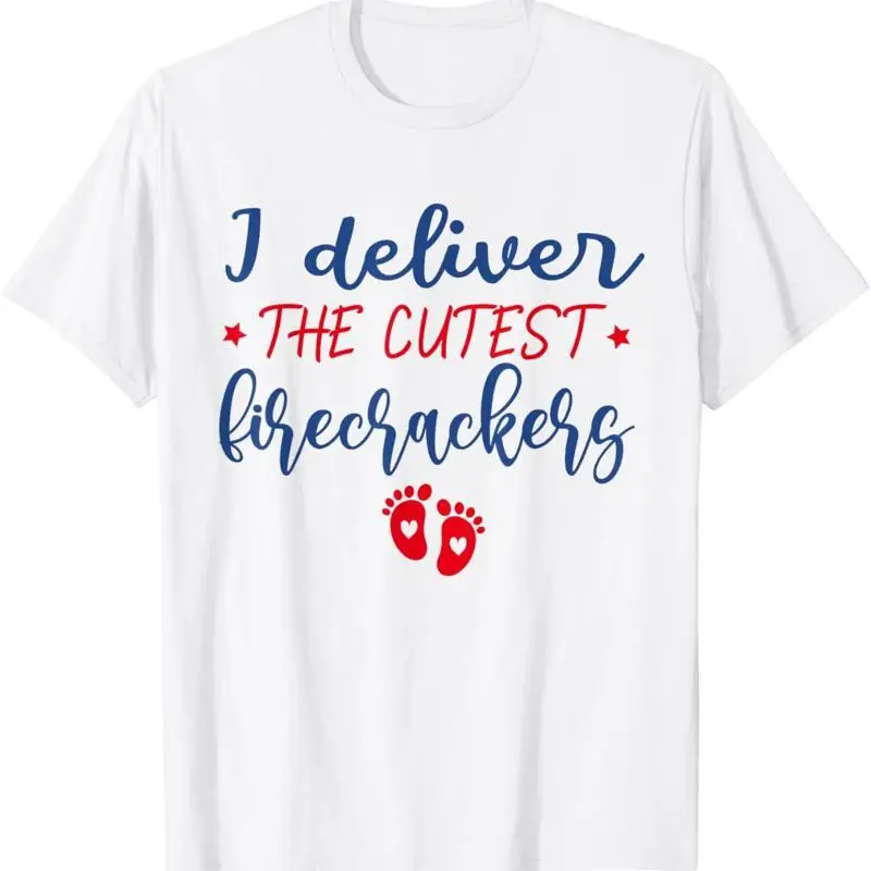 

Patriotic Labor And Delivery Nurse 4Th Of July Midwife Nicu T Shirt