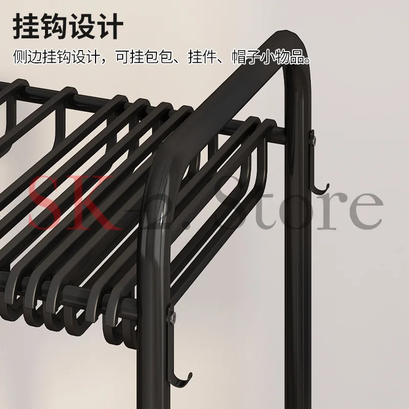 Household pants hanger hotel homestay floor removable pants rack for hanging pants