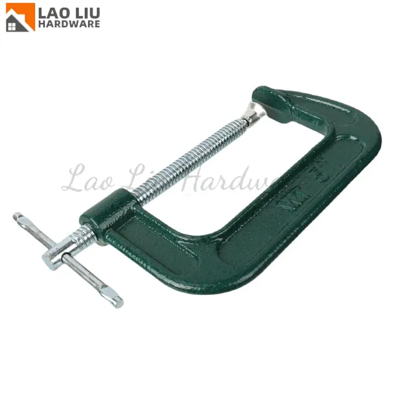 

G-shaped Clip Mini C Fixture with Sliding T-shaped Handle, Suitable for Woodworking, Welding, Metal Workpieces, and Woodworking