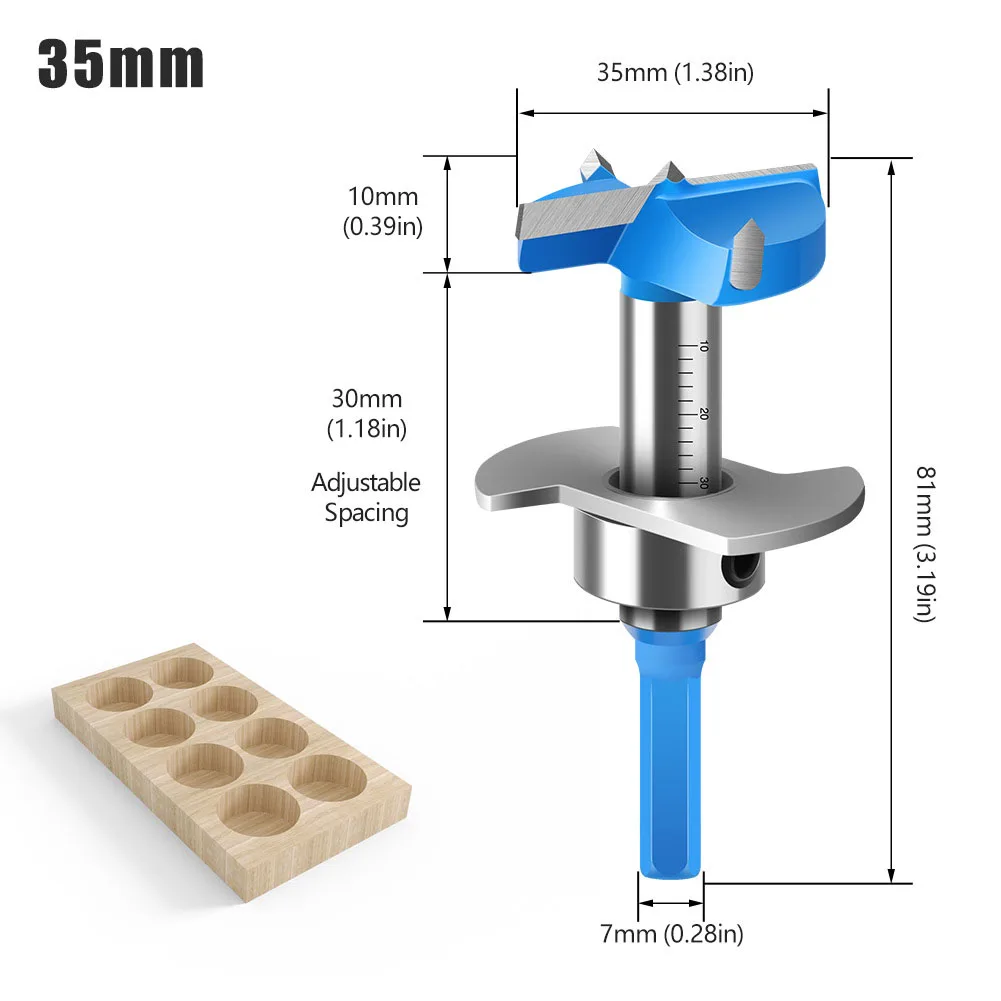 Adjustable Depth Control Drill Bit Adjustable Depth Drill As Pictures Show Carbide Hinge Bit Efficient Dust Control