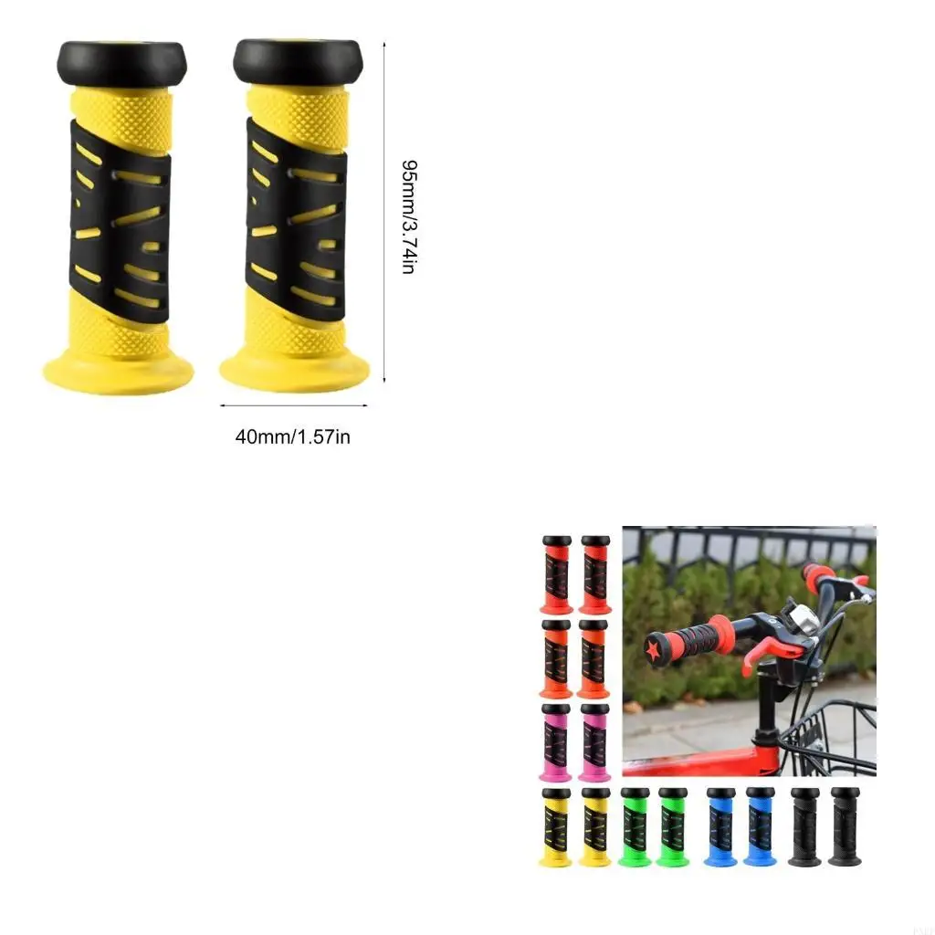 

PXPF 1PAIR BICYCLES HAILBARS GRIP ANTISTIST SCOOTER HARKER легко для установки