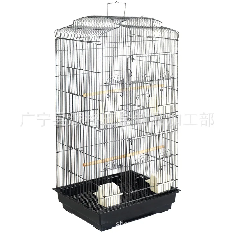 

Железная клетка для больших птиц с попугаем