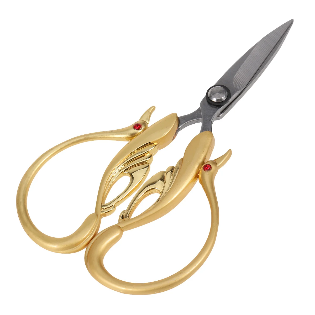 خمر الفولاذ المقاوم للصدأ مقص تطريز مقابض مريحة صغيرة الحجم غرامة التطريز دائم كفاءة الخياطة صياغة الفن #3