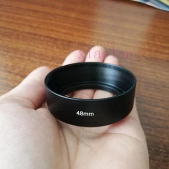 48mm Aluminum Alloy Lens Hood Tilted Vented shade for Cannon Canonet QL17 GIII fixed-focus 35 50mm l