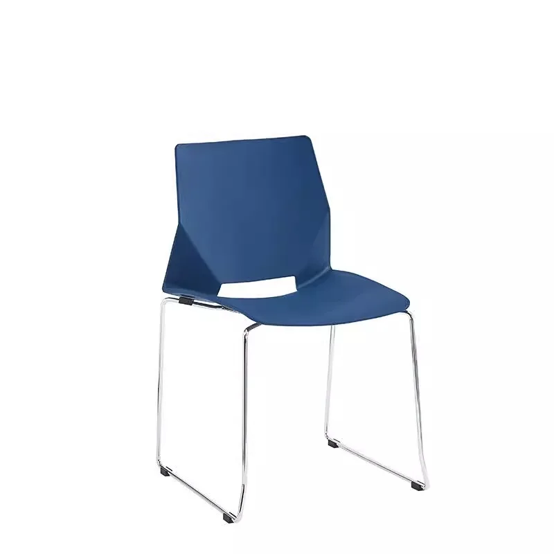 Custom Logo School Chairs  Factory Wholesale Hot Selling Classroom  Student Study Metal Frame Plastic Chair