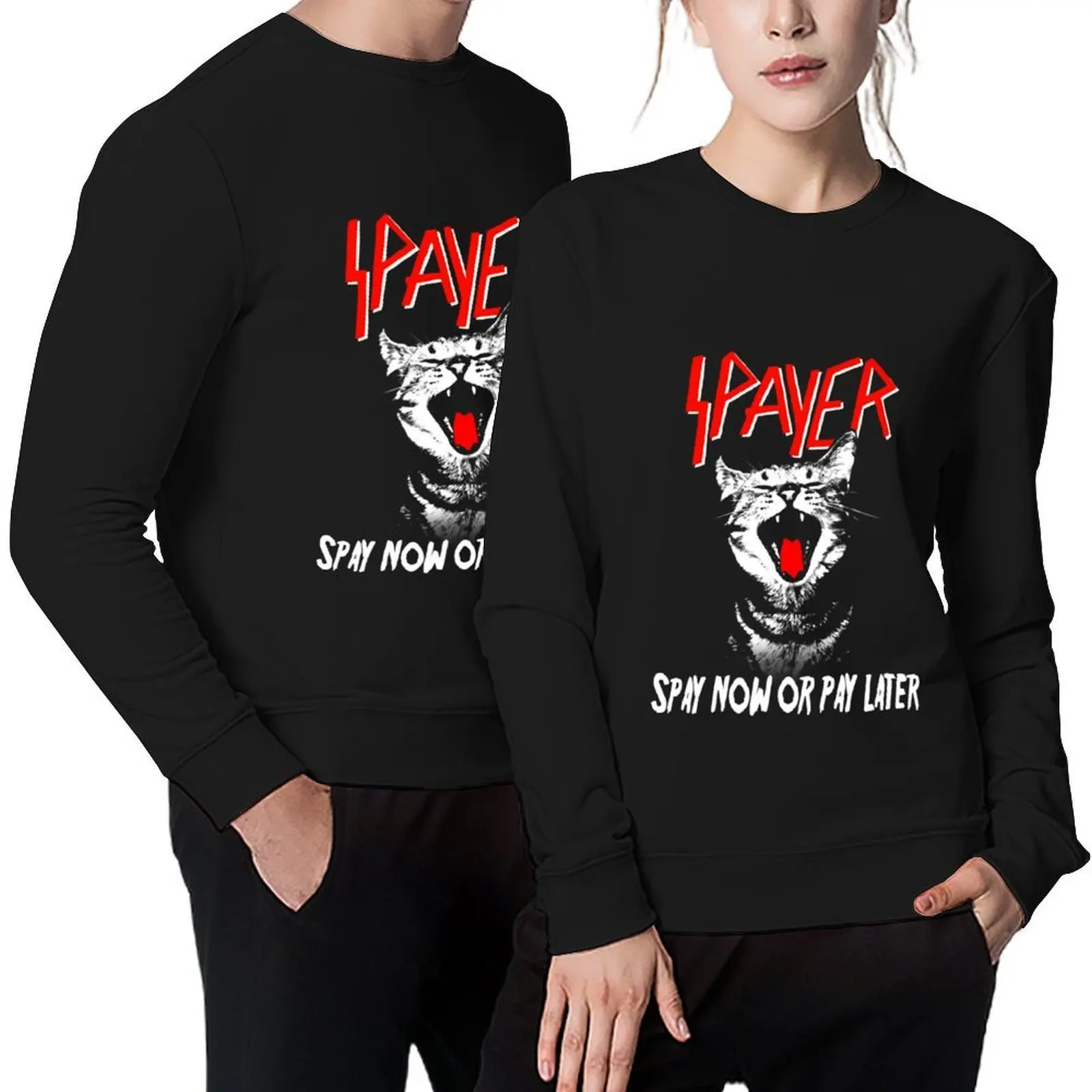 Spayer Spay ahora o pague más tarde, jersey de gato para hombres, ropa de estilo coreano, ropa para hombres, ropa para hombres, sudaderas para