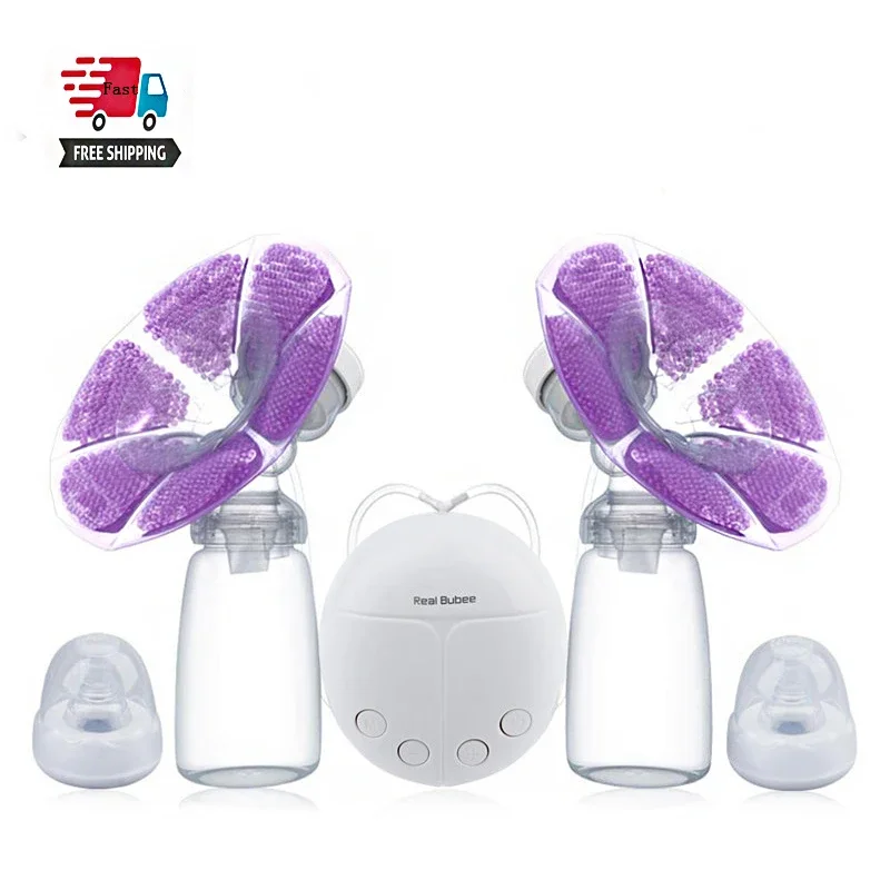 Real Bubee Electric Breast Pump USB BPA-Free Power Baby Feeding