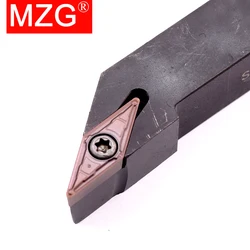 MZG-Outil de tournage externe en acier, CNC, SVJeria, SVJBL, Donholder, VBMT, VBighTInserts, Tour, Cutter, Barre, Alésage, Tonnelle, Serré, 10mm, 12mm
