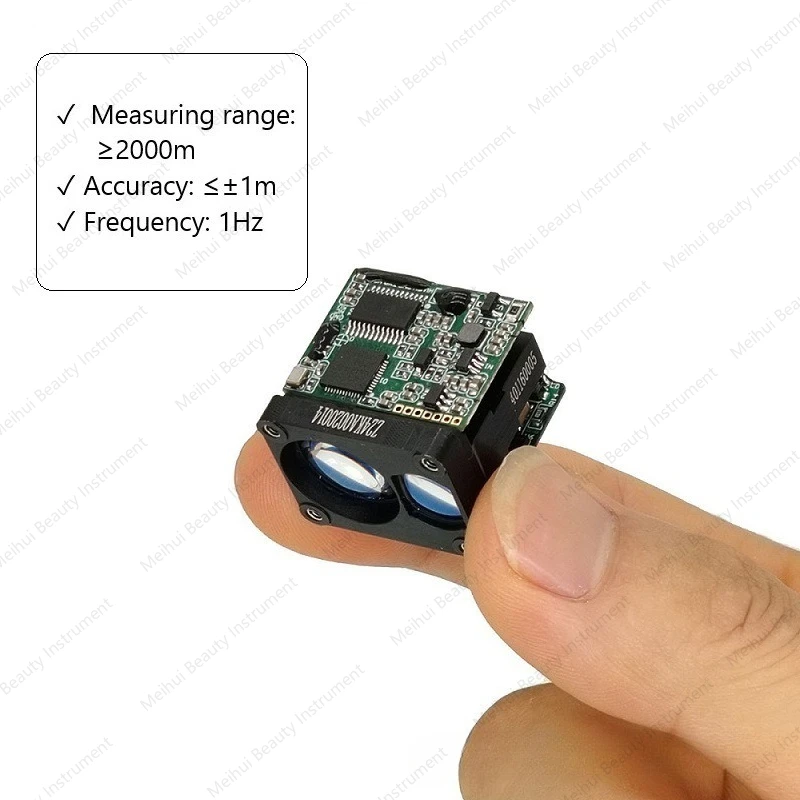 905Nm Laser Pulse Ranging, Outdoor Miniature Laser Rangefinder 2000m Long-distance Laser Ranging Module