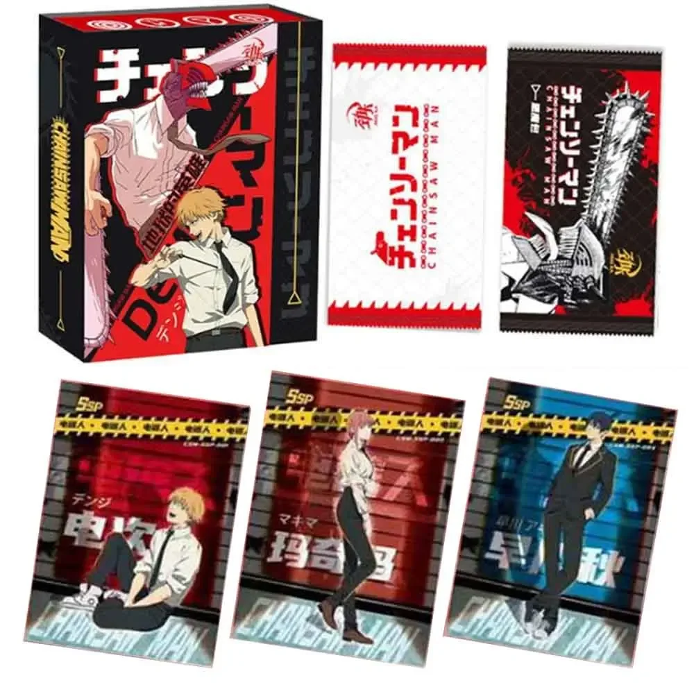 

Chainsaw Man Card Hell Hero Cards Rare Metal Card Game Casual Fashion Cards Animation Collection Card Children Toys Gifts