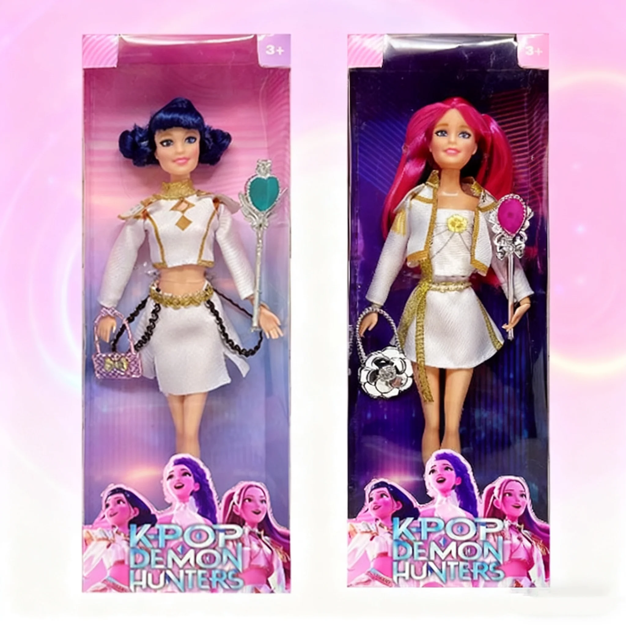 

2026Горячая распродажа с нежной текстурой аниме 30 см K-Pop кукла охотников на демонов виниловая игрушка Руми Мира Zoey подарок-сюрприз на день рождения для девочек