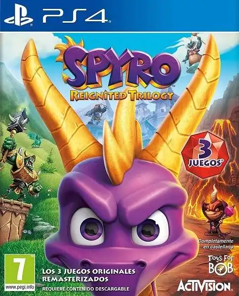 Spyro Reignited Trilogy Game for console Sony PlayStation 4, PS4 [PAL Spain]