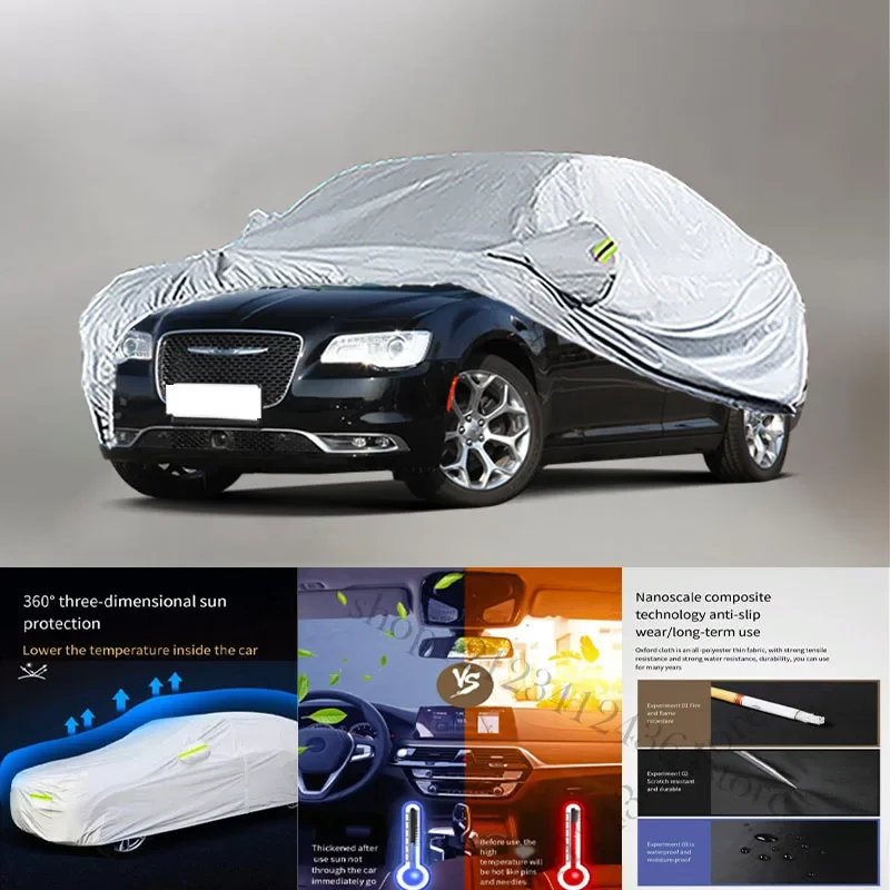 

For Chrysler 300C fit Outdoor Protection Full Car Covers Snow Cover Sunshade Waterproof Dustproof Exterior Car cover protection