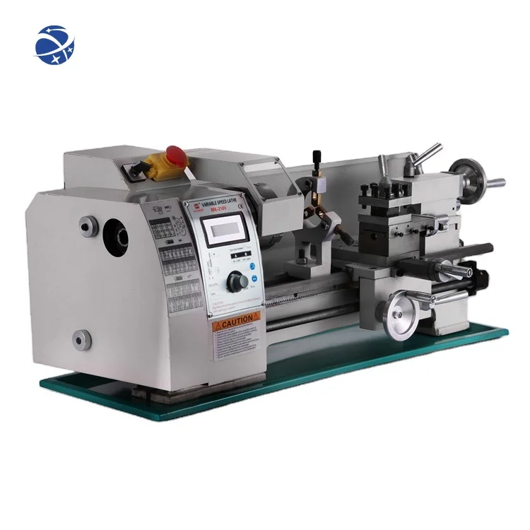 

Yun Yi China Best Metals Wood 750W 21MM Spindle Bore Mini Lathe Machine 100-2500 RPM