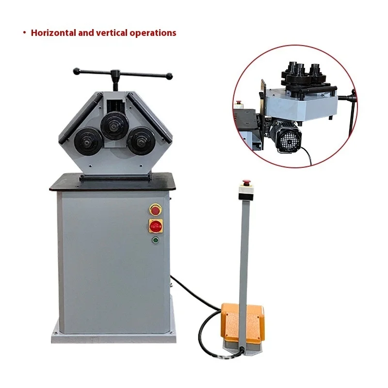 Electric Three Roll Circular Winding Machine With Vertical Parallel Steel bending machine