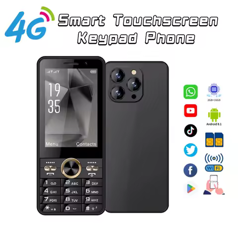 4G LTE 3.5" Touchscreen Keypad Smartphone Google P...