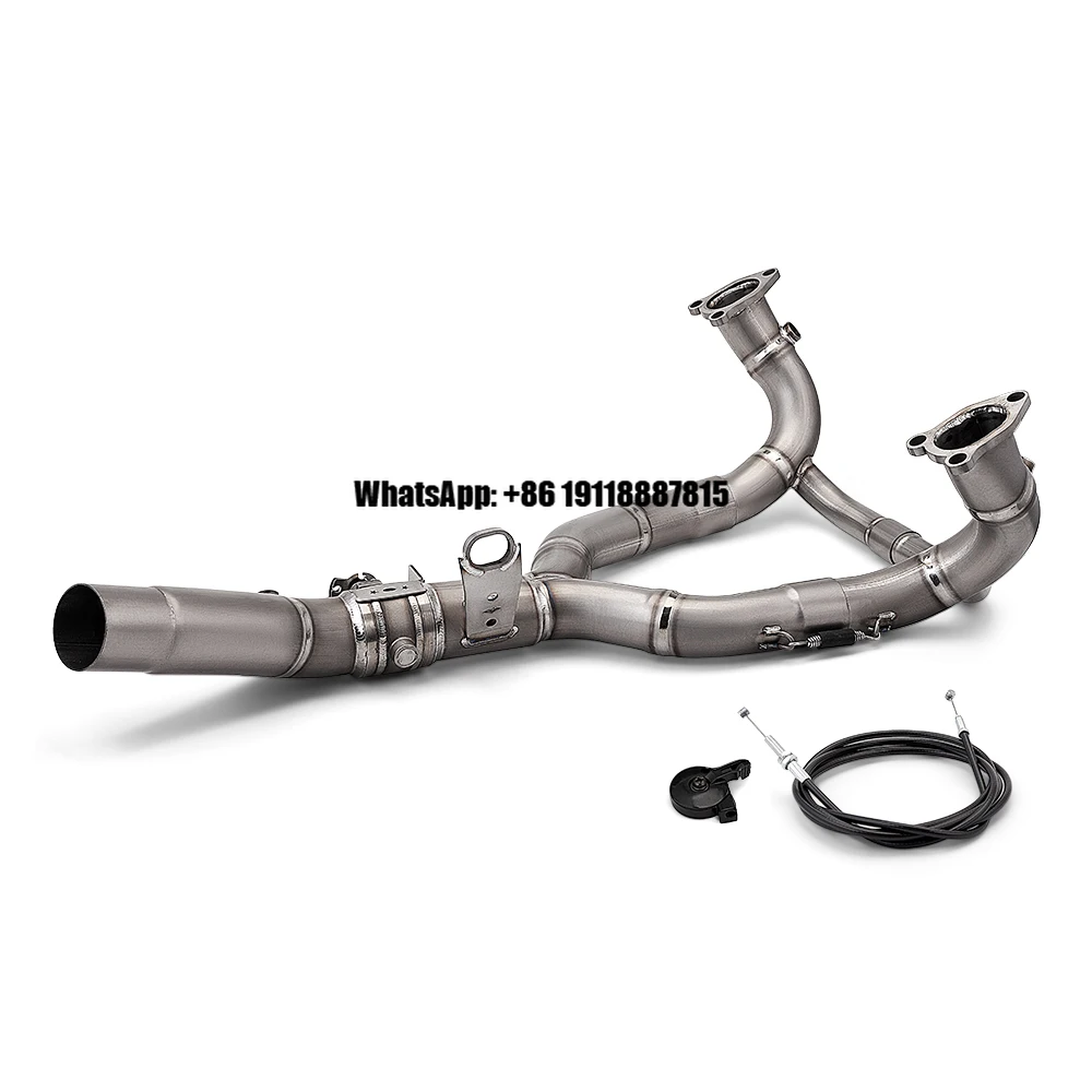 Suitable for BMW R1300GS R1300 Adventure Titanium Head Tube with 60mm Valve Exhaust System Exhaust Pipe