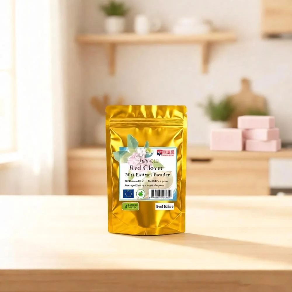 30:1 Natural Red Clover Extract Powder - Handmade Soap Spice Raw Material for DIY Handcraft Fragrance Blending Projects
