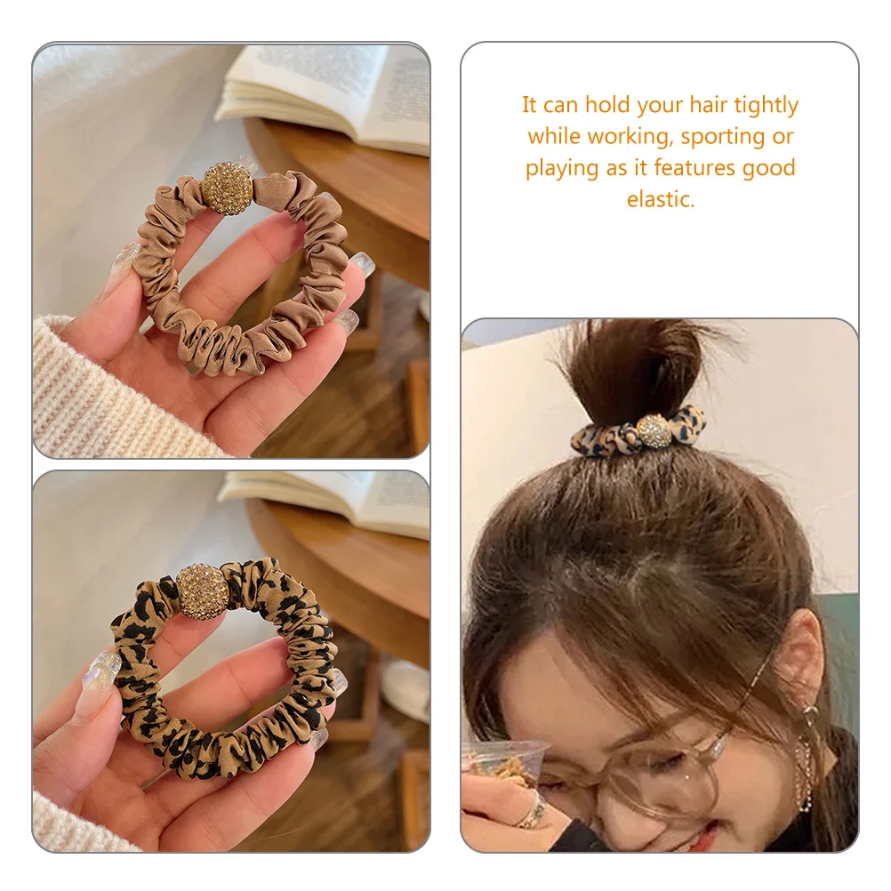 

8pcs Elastic for Women Hair Rope Hair Accessory For Girls Girls Water Brick Ponytail Holders Durable Gifts